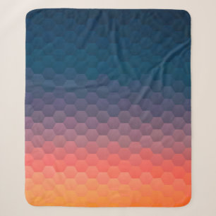 Farbige Mosaik. Geometrischer Hipster-Retro-Hinter Sherpadecke