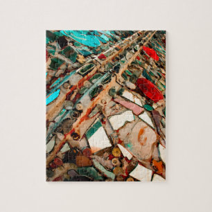Farbige Mosaik-Kunst Puzzle