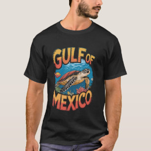 Farbige Mosaik-Meerschildkröte - Golf von Mexiko T-Shirt