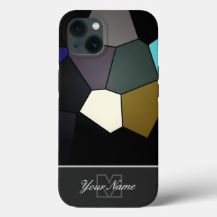 Farbige Mosaikfliesen mit Monogram! Case-Mate iPh iPhone Hülle