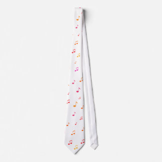Farbige Musikernotes: Necktie / Krawatte