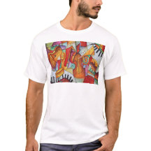 Farbige Musikinstrumente Muster