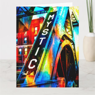 Farbige Mystik Karte