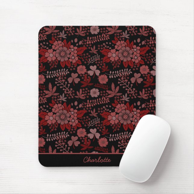 Farbige, nahtlose Blumenmuster personalisierter Na Mousepad (Mit Mouse)