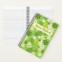 Farbige Niedliche Illustration Daisy-Muster Notizbuch