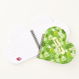 Farbige Niedliche Illustration Daisy-Muster Notizbuch