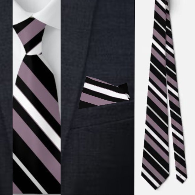 Farbige Niedliche Streifen Muster Neck Tie Krawatte (Von Creator hochgeladen)