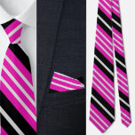 Farbige Niedliche Streifen Muster Neck Tie Krawatte<br><div class="desc">Farbenfrohe Niedliche Streifen Pattern Nacken Krawatte.</div>