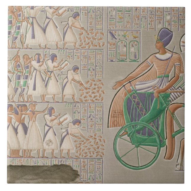 Farbige niedrige Entlastungen von der Südgalerie Fliese (Vorderseite)