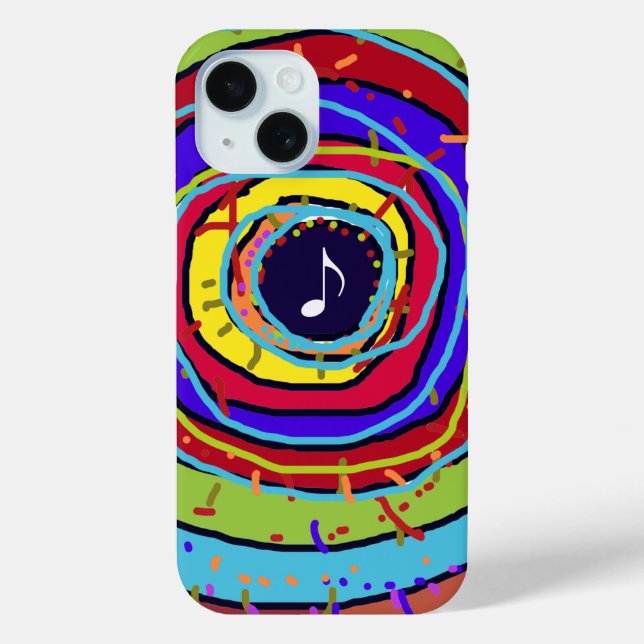 Farbige Note Case-Mate iPhone Hülle (Rückseite)