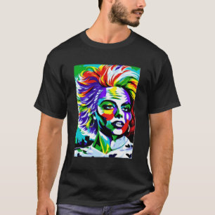 Farbige Oberfläche T-Shirt