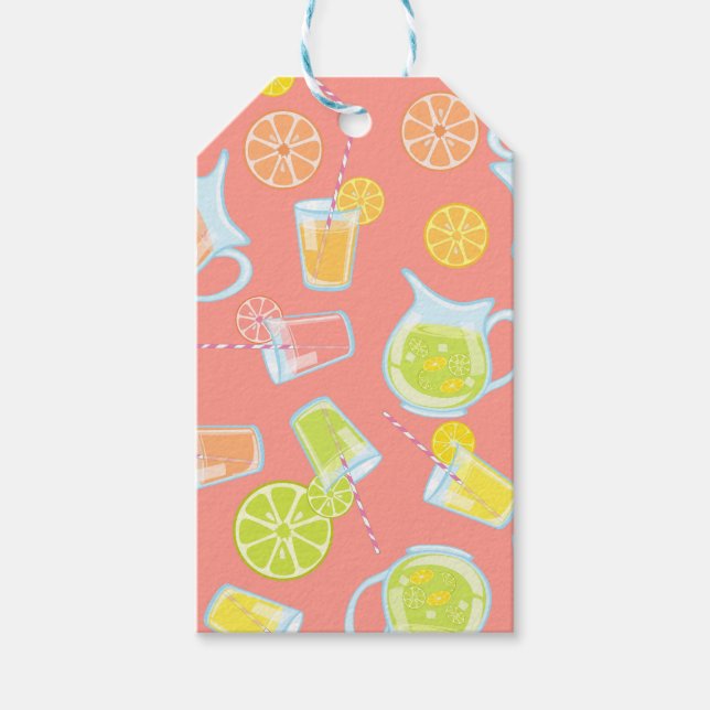 FARBIGE OBSTSLIKEN UND SCHÜTZER GESCHENKANHÄNGER (Vorderseite)