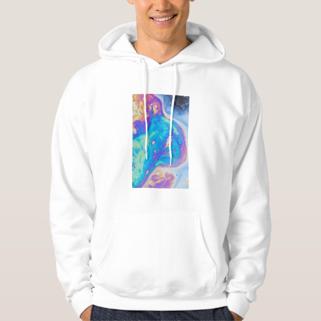 Farbige Ölmuster, Kanada Hoodie (Vorderseite)