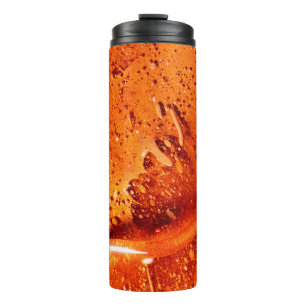 Farbige Öloberfläche Thermosbecher