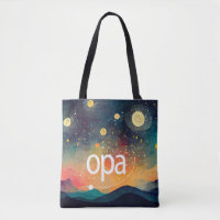 Farbige OPA-Logo-Tasche