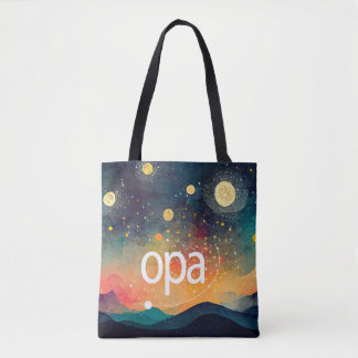 Farbige OPA-Logo-Tasche