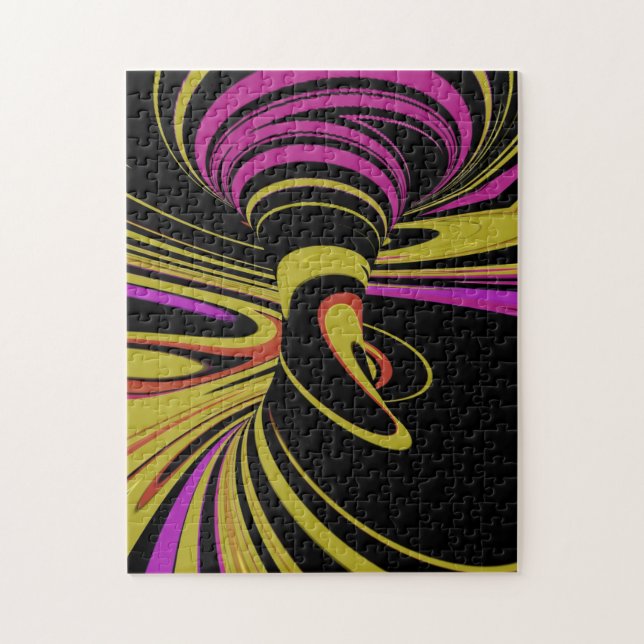 farbige optische Illusion Puzzle (Vertikal)