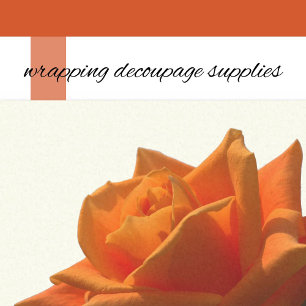 Farbige orangefarbene Rose-Umhüllung Decoupage Zub Seidenpapier