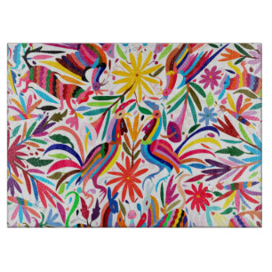 Farbige Otomi-Printmedien, Blumen-/Tiermuster Schneidebrett
