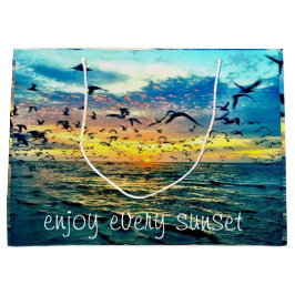 Farbige Ozeansonnendrucke Große Geschenktüte