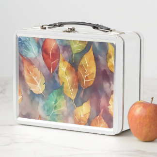 Farbige Palette des Herbstes Metall Brotdose