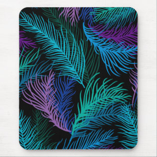 Farbige Palm-Blätter Mousepad