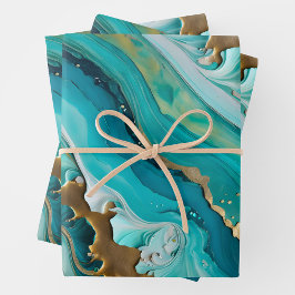 Farbige Papierhandtafelblätter Geschenkpapier Set