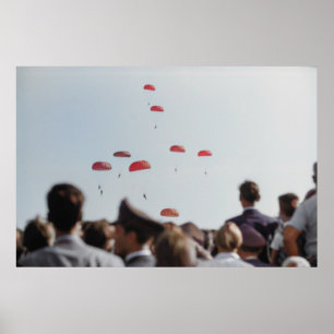 Farbige Paratrooper-Show 1968 Poster