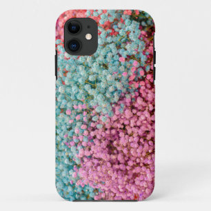 Farbige Pastell-Gypsophila-Baby-Breath-Blumen Pat Case-Mate iPhone Hülle