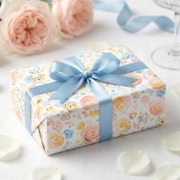 Farbige Pastell-Launische Blumen Handgezeichnet 