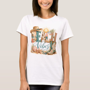 FARBIGE PASTELL-TROPISCHE STRAND-VIBES T-Shirt