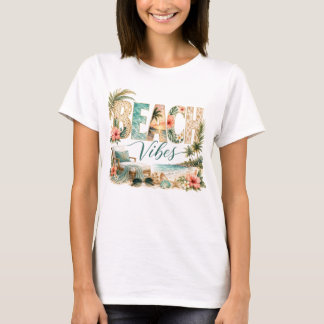 FARBIGE PASTELL-TROPISCHE STRAND-VIBES T-Shirt
