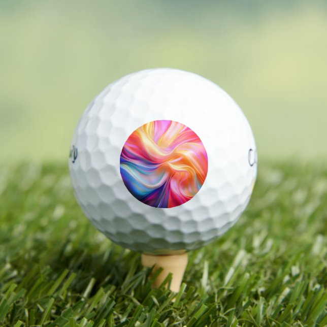 Farbige Pastellseide Golfball (Insitu T-Shirt)