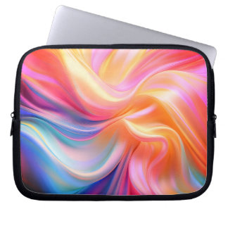 Farbige Pastellseide Laptopschutzhülle