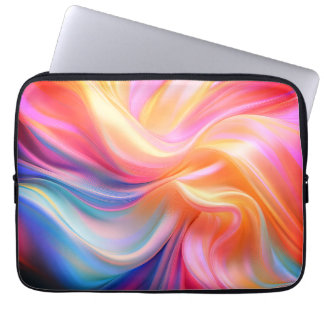 Farbige Pastellseide Laptopschutzhülle