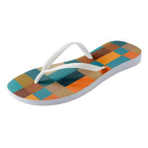 Farbige Patchwork 2 Flip Flops
