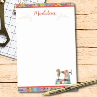 Farbige Patchwork-Nähmaschine