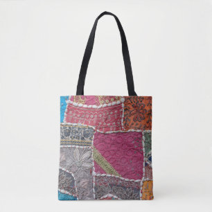 Farbige Patchwork-Teppiche Details