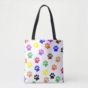 Farbige Paws Muster Hund Lover Animal Lover Katze