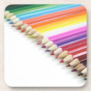 Farbige Pencils Cork Untersetzer