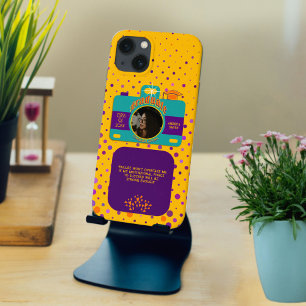 Farbige Personalisierte Kamera-Absolventenfoto Gel Case-Mate iPhone Hülle