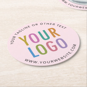 Farbige Personalisierte Papier-Untersetzer mit ben Runder Pappuntersetzer