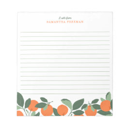 Farbige Personalisierte Regenbogenbezeichnung Note Notizblock