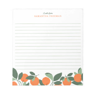 Farbige Personalisierte Regenbogenbezeichnung Note Notizblock