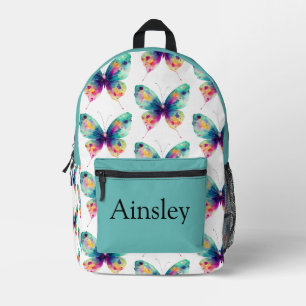 Farbige personalisierte Schultasche, Kinder süß Bedruckter Rucksack