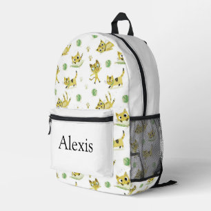 Farbige personalisierte Schultasche, Kinder süße K Bedruckter Rucksack