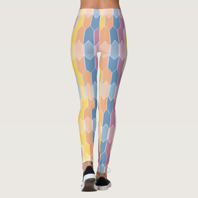 Farbige Pfeile Leggings (Rückseite)