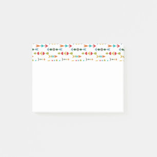 Farbige Pfeile Post-it Klebezettel