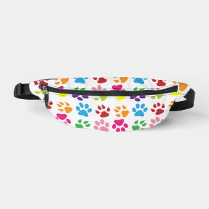 Farbige Pfoten, Hundepfoten, Katzenpaws Bauchtasche