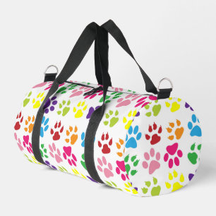 Farbige Pfoten, Hundepfoten, Katzenpaws Duffle Bag